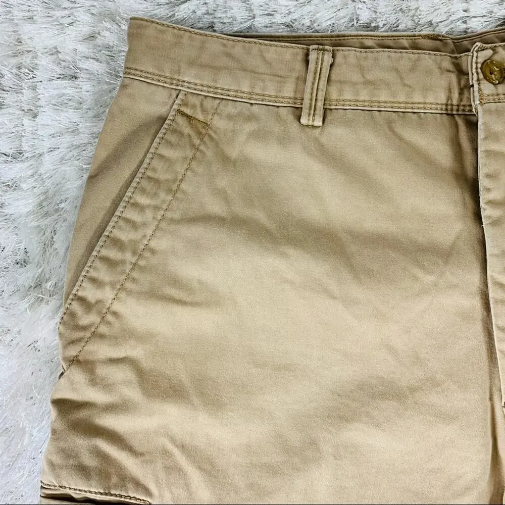 Tasso Elba Khaki Cargo Shorts Sz 34